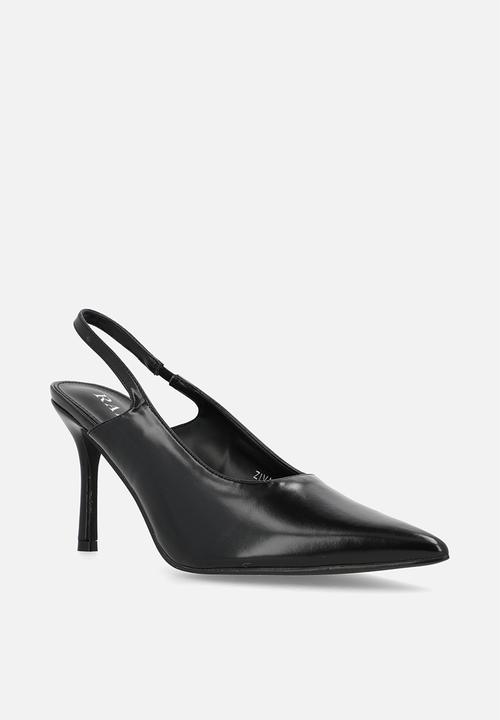 Raid London - Ziva stiletto heel slingback - black
