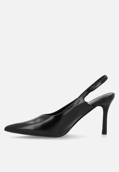 Raid London - Ziva stiletto heel slingback - black