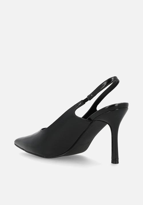 Raid London - Ziva stiletto heel slingback - black