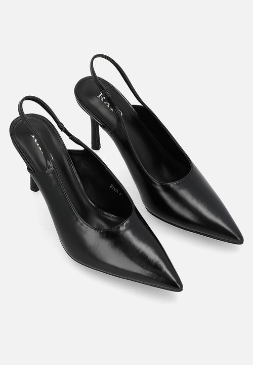 Raid London - Ziva stiletto heel slingback - black