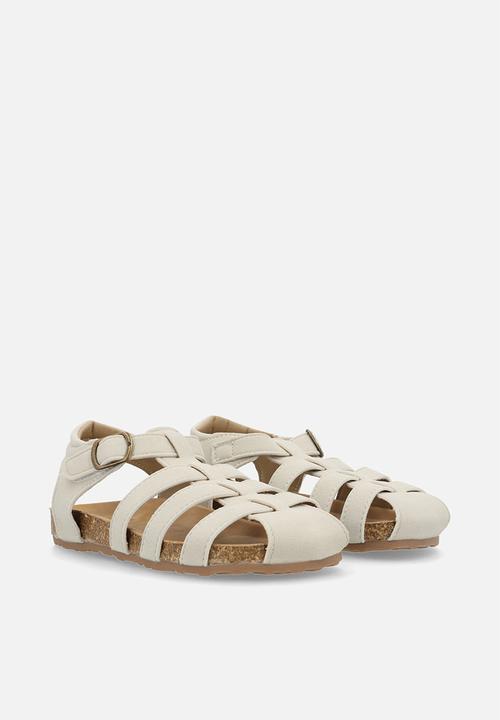 Pop Candy - Cork cole fisherman sandals - beige