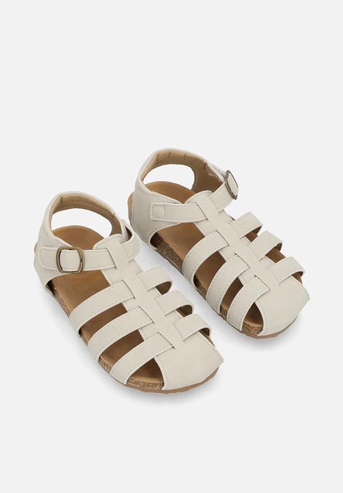 Pop Candy - Cork cole fisherman sandals - beige