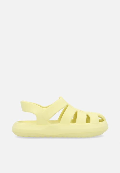 Pop Candy - Foam fisherman sandals - pale yellow