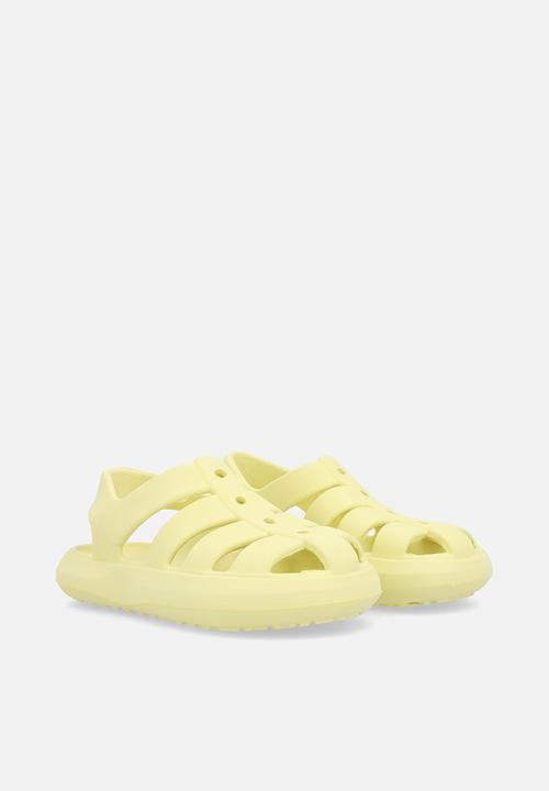 Pop Candy - Foam fisherman sandals - pale yellow