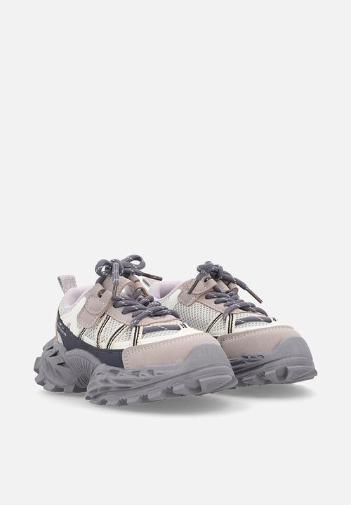 Pop Candy - Chunky sole athletic sneakers - grey/multi