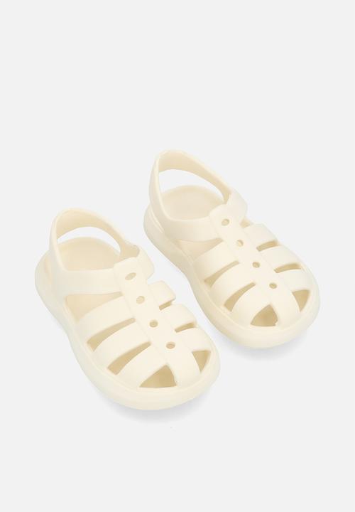 Pop Candy - Foam fisherman sandals - white