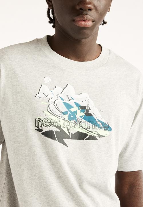 New Balance  - Collage Rebel T-Shirt - Grey
