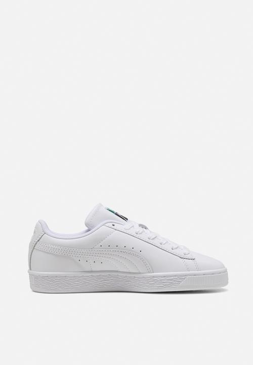 PUMA - Suede Jr - PUMA White/Archive Green