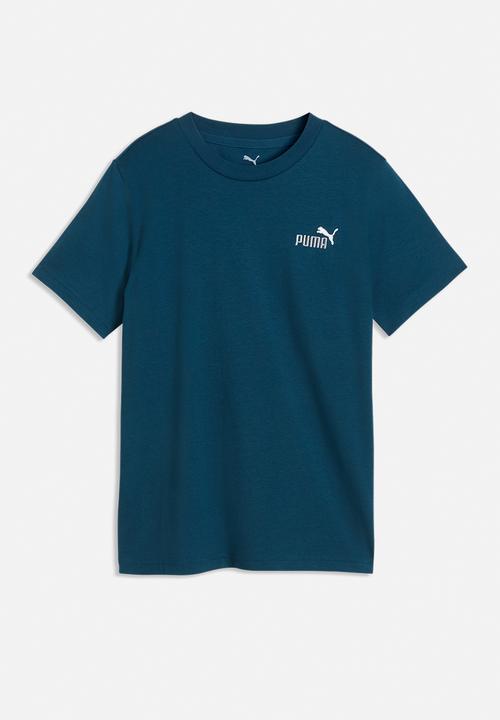 PUMA - Ess 2 Color Small No. 1 Logo Tee B - Midnight Petrol
