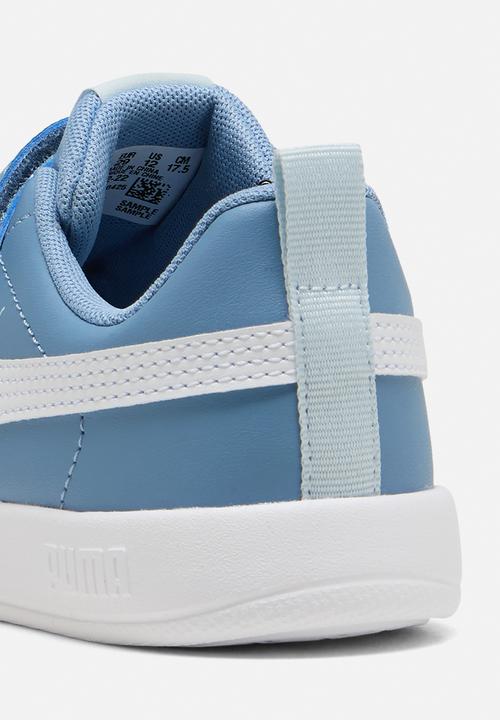 PUMA - Courtflex V3 V Ps - Zen Blue-Puma White