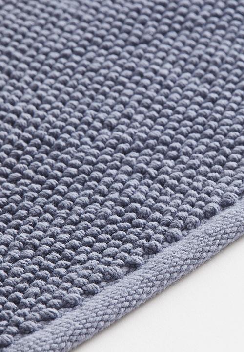 H&M - Cotton bath mat - dusty blue