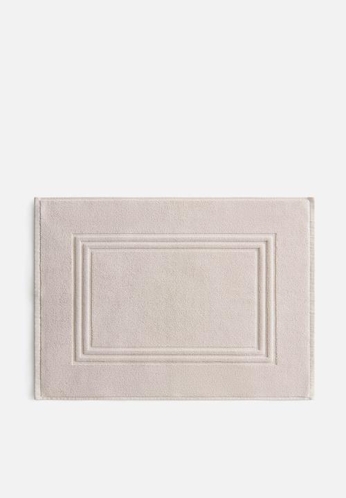 H&M - Egyptian cotton bath mat - light beige