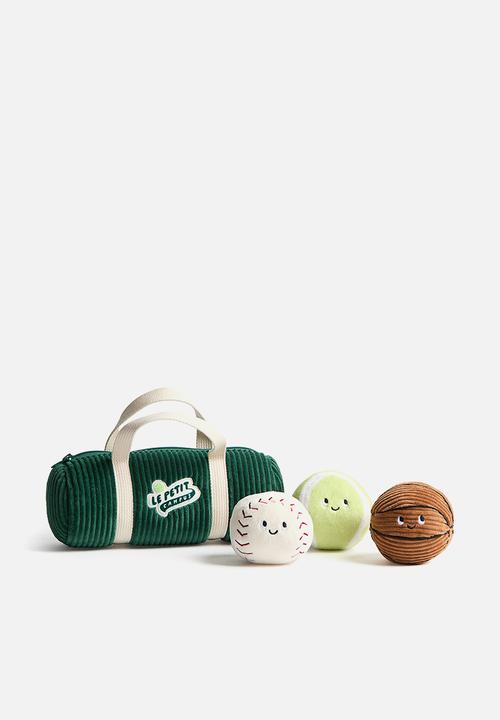 H&M - Bag with balls soft toy - dark green/le petit campus