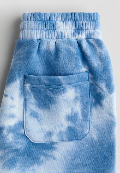 H&M - Printed sweatshorts - blue/tie-dye