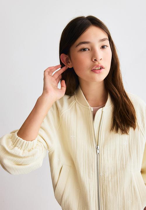 H&M - Cotton bomber jacket - cream