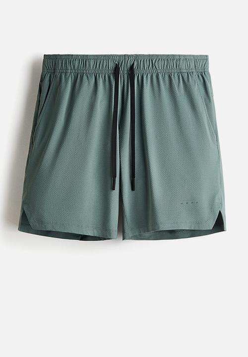 H&M - Sports shorts with drymove? - dusty green