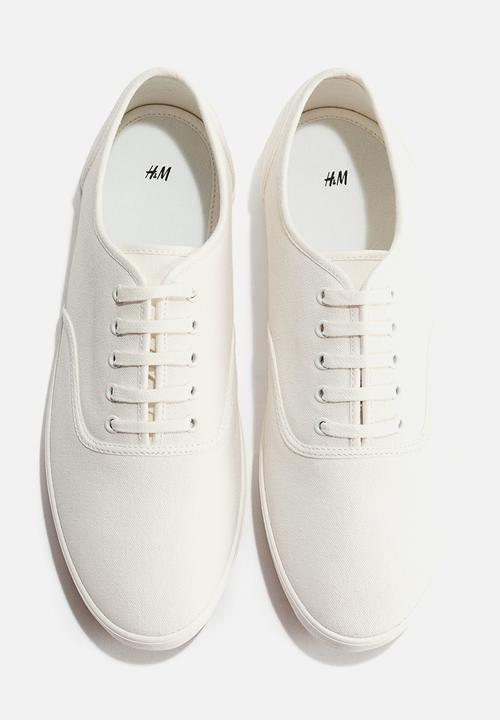 H&M - Canvas trainers - white