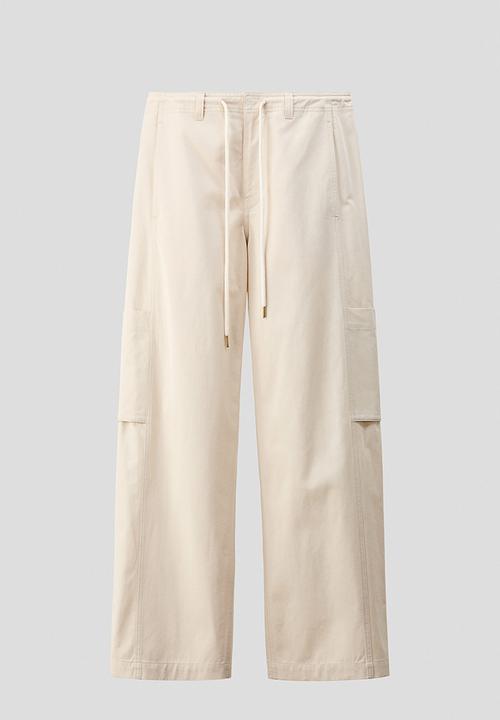 H&M - Loose fit cargo trousers - light beige