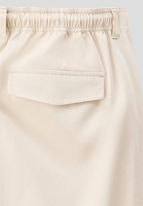 H&M - Loose fit cargo trousers - light beige