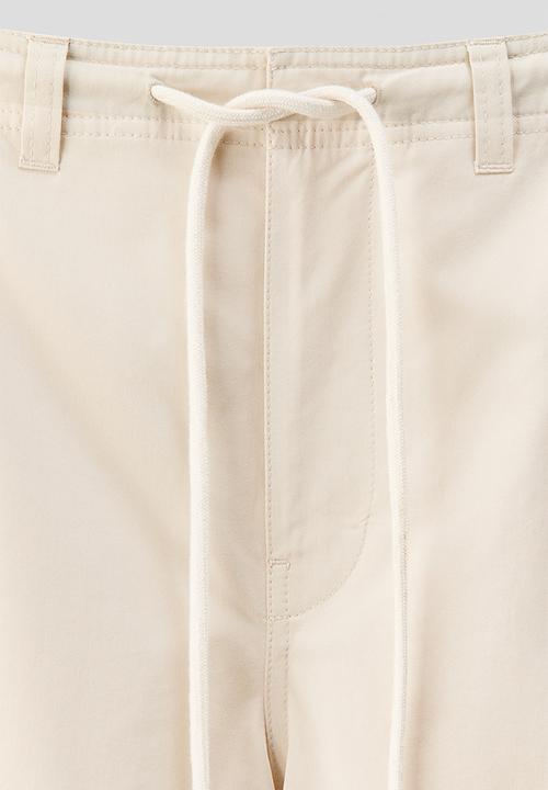 H&M - Loose fit cargo trousers - light beige