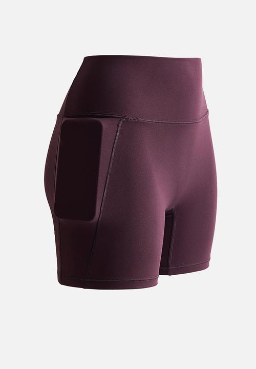 H&M - Softmove? pocket cycling shorts  - chocolate plum