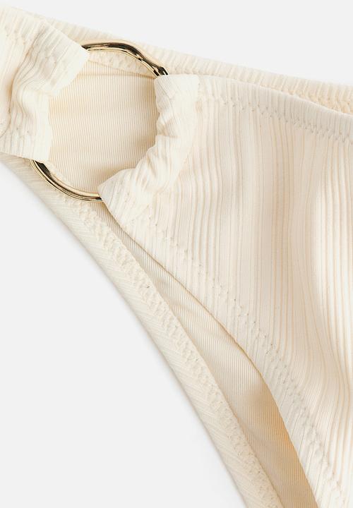 H&M - Cheeky bikini bottoms - cream