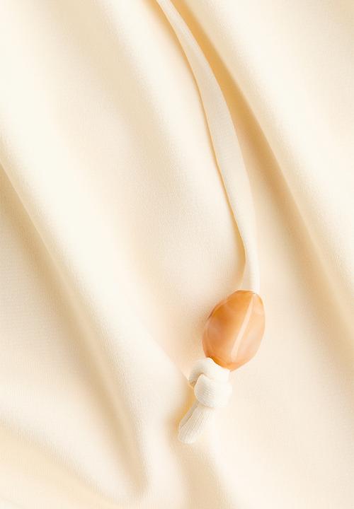 H&M - Draped halterneck body - cream