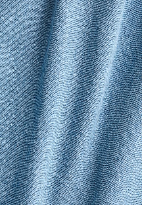 H&M - Flared denim skirt - light denim blue