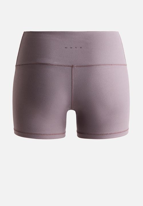 H&M - Sports hotpants with softmove™ - dusty mauve