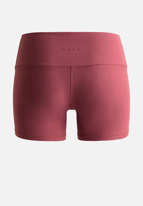 H&M - Sports hotpants with softmove™ - light maroon