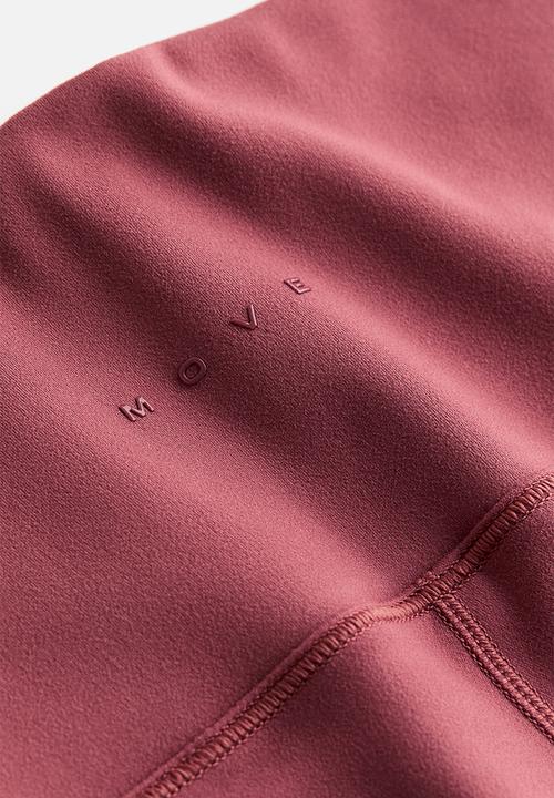 H&M - Sports hotpants with softmove™ - light maroon