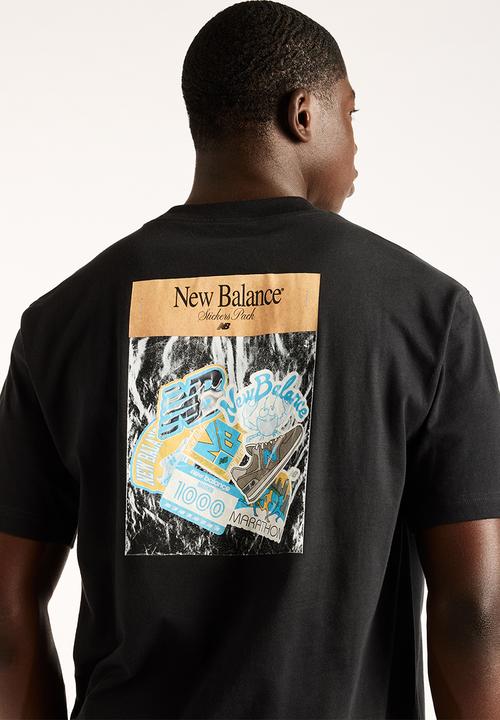 New Balance  - Sticker Pack Bundle Tee - Black