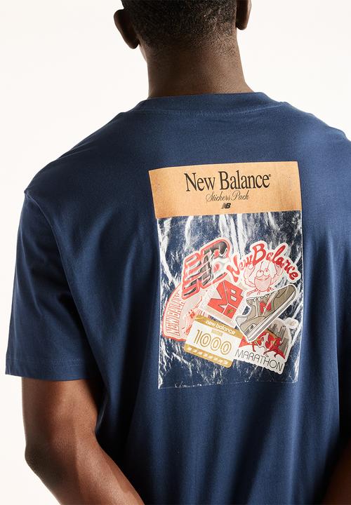 New Balance  - Sticker Pack Bundle Tee - Blue
