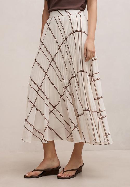 Forever New - Aurora pleated skirt in oliver check