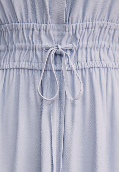 Forever New - Laura elastic waist midi dress in heather blue