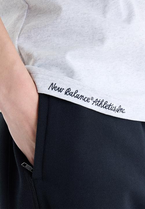 New Balance  - NB Athletics Varsity Bike Tee -Ash Heather