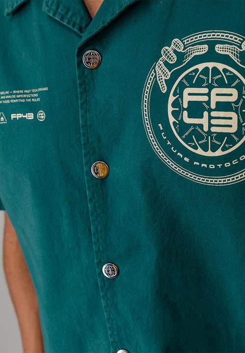 FP43 by S.P.C.C - L1QU1D Shirt  - Dark Green