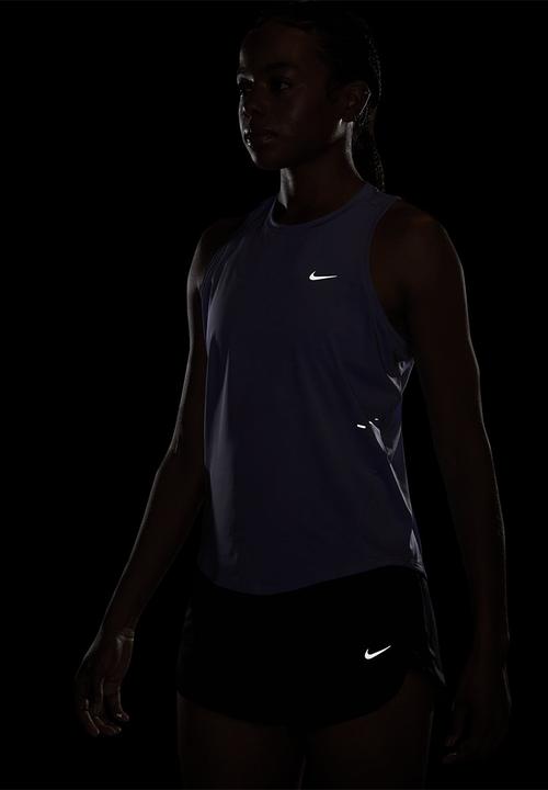 Nike - W Nike Swift Dri-Fit Running Tank Top - Purple Pulse/Reflective Silver