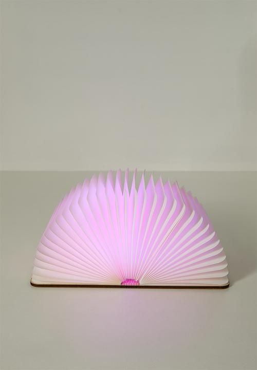 Pop Candy - LED rechargeable foldable book night light - maple wood