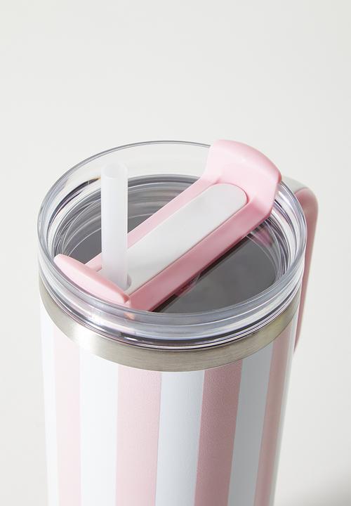 Pop Candy - Vertical striped tumbler - pink