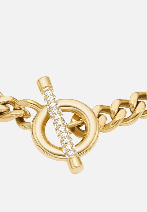 Fossil - Carlie T-Bar JF04957710 Chain - Gold