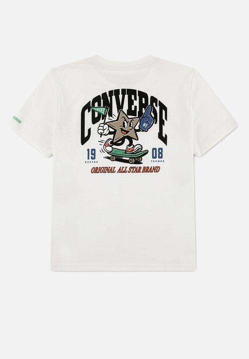 Converse - Cnvb Varcity Whimsy Short sleeve Tee - Egret