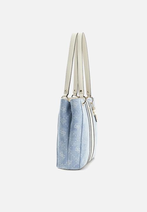 GUESS - Ahb Noelle Ii Small Tote - Denim Logo