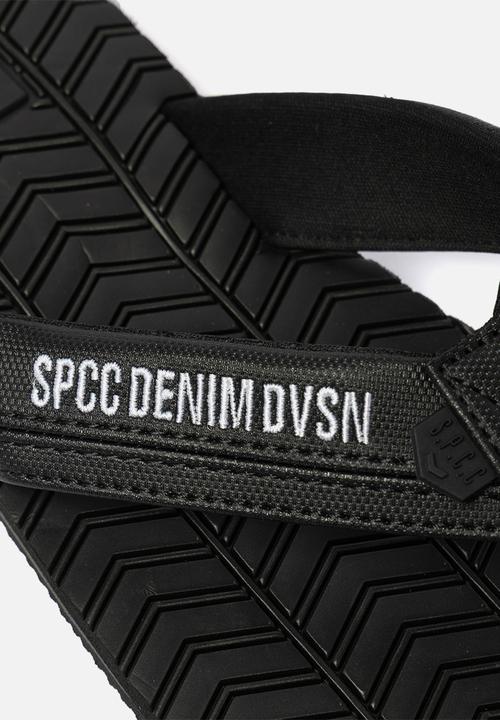 S.P.C.C - Soren Flip Flops  - Black