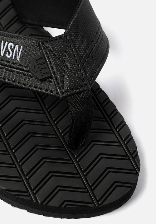 S.P.C.C - Soren Flip Flops  - Black