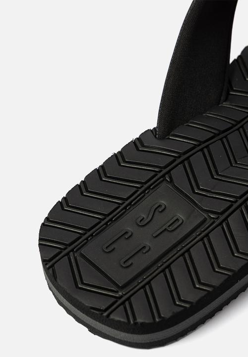 S.P.C.C - Soren Flip Flops  - Black
