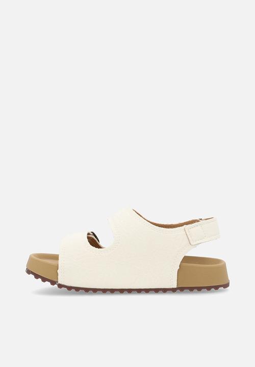 Pop Candy - Slide with ankle straps - beige