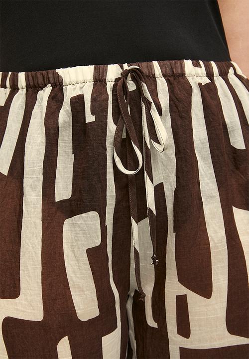 Me&B - Plus Ballon Shape Harem Pant - ChocBanana