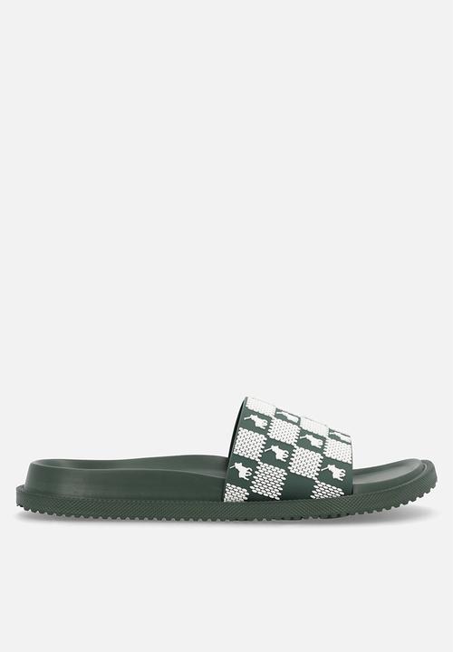 POLO - Monogram Moulded Slide - Green