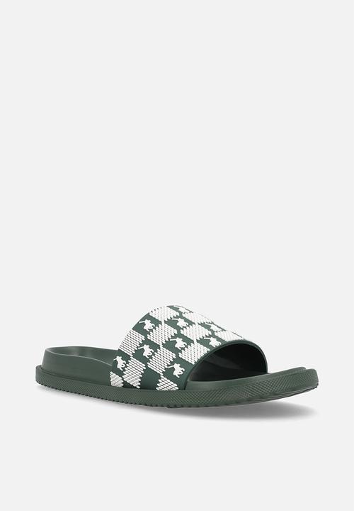 POLO - Monogram Moulded Slide - Green